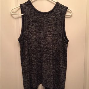 Forever 21 Open back grey sweater tank